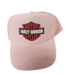 Vintage Harley-Davidson Light Pink Logo Cap Nissun CAP0006